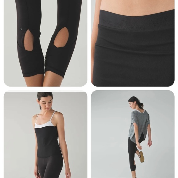 RARE Lululemon Wunder Under Pant Special Edition Dance Size 4 Black - Picture 2 of 12